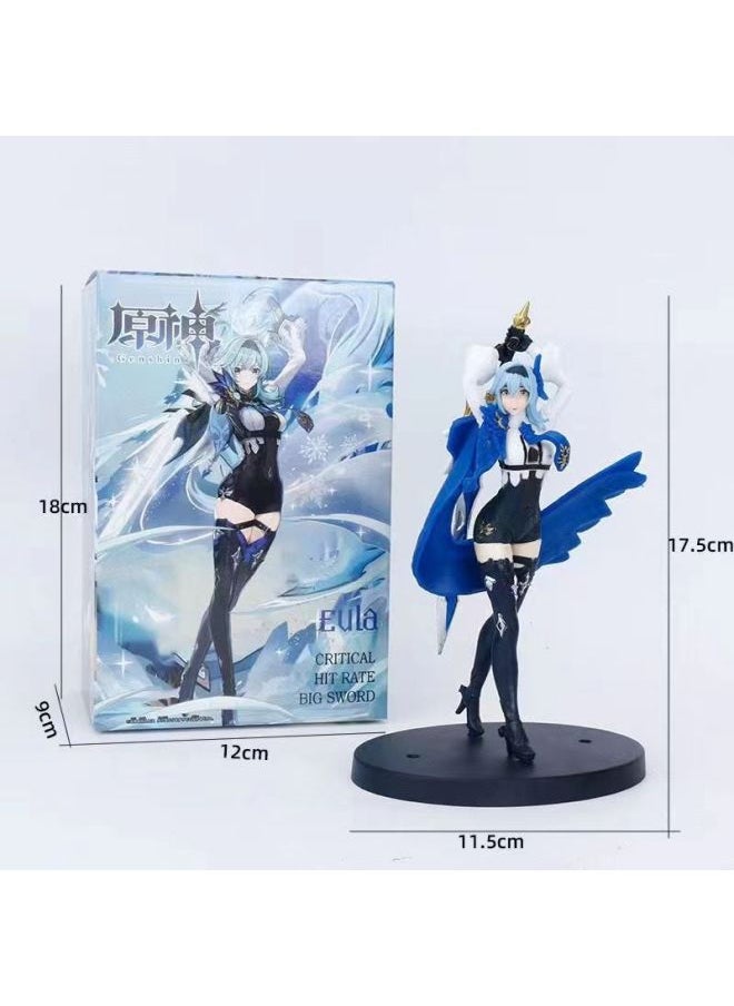 Decoration Children's Toy Gospel Woman Warrior Tide Clothing Auska Hand-made Model Animation Peripheral Collection Decoration Gift-Color:Euler Boxed