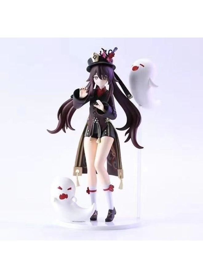 Decoration Children's Toy Gospel Woman Warrior Tide Clothing Auska Hand-made Model Animation Peripheral Collection Decoration Gift-Color:Scene Walnut 17CM With Kid Box