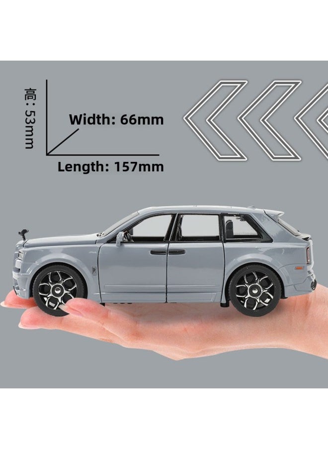 1/32 Curinan Rolls Simulation Alloy Sound And Light Children's Les Huili Car Model Male Toy Ornaments Wholesale-Color:Boxed 1: 32 Curinan White