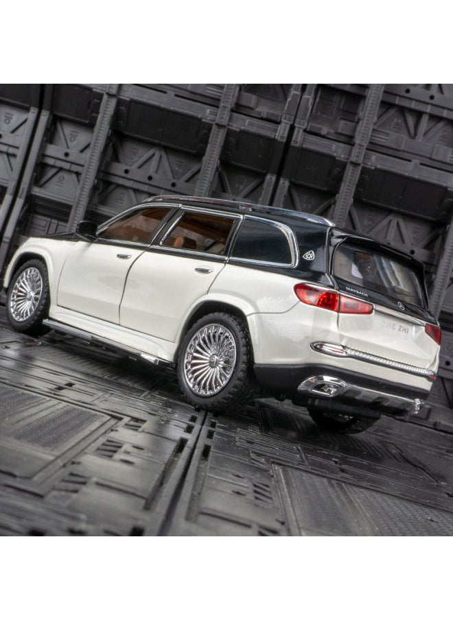 Car-to-CZ24322 Simulation Big Ben Mai Bar He SUV Alloy Off-road Vehicle Model Boy Huili Toy Car-Color:Cz24322 【pure Black】