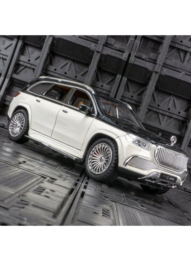 Car-to-CZ24322 Simulation Big Ben Mai Bar He SUV Alloy Off-road Vehicle Model Boy Huili Toy Car-Color:Cz24322 【pure Black】