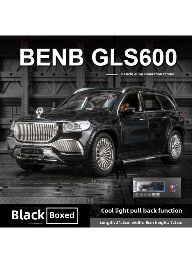 Car-to-CZ24322 Simulation Big Ben Mai Bar He SUV Alloy Off-road Vehicle Model Boy Huili Toy Car-Color:Cz24322 【pure Black】