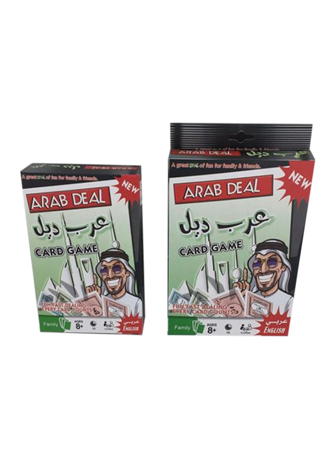 Arab Deal Card Game Playing Cards For Family Multicolour