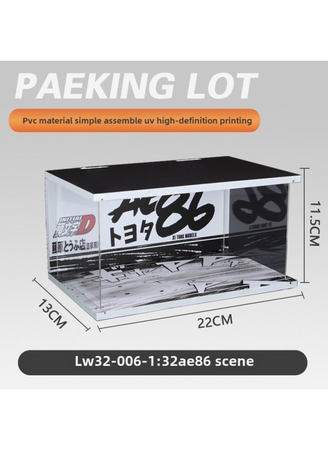 Adaptation 1:32/car Model Ornaments Car Model Display Scene Simulation Base Dust Cover Wholesale-Color:1:32ae86 Scene