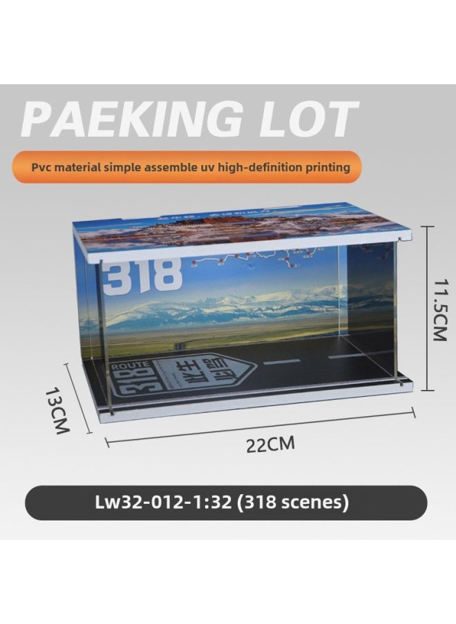 Adaptation 1:32/car Model Ornaments Car Model Display Scene Simulation Base Dust Cover Wholesale-Color:1:32 (318 Scenes)