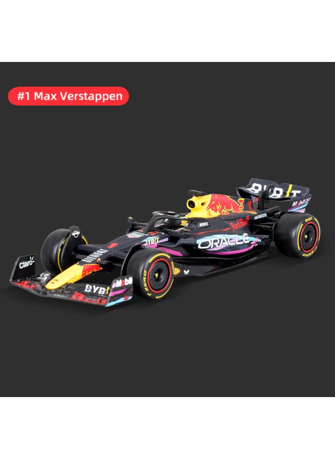 Bimei 1:43 Red Bull RB19 Miami F1 Racing Model Simulation Alloy Car Model Equation-Color:1:43 Red Bull Rb19 Miami Edition No. 11 Regular Wear