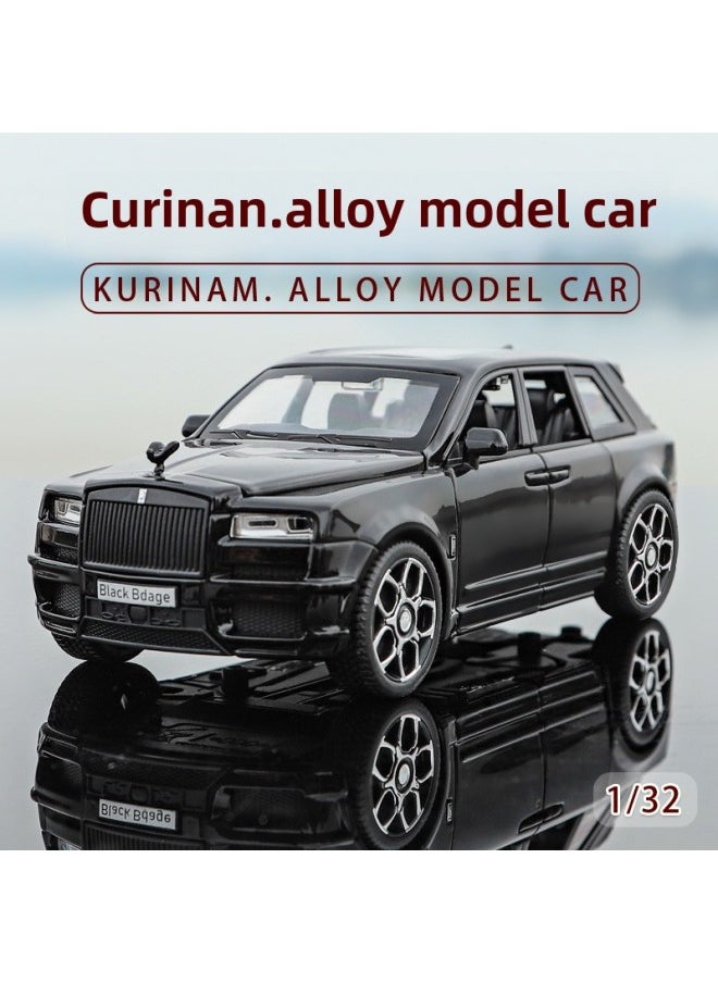 1/32 Curinan Rolls Simulation Alloy Sound And Light Children's Les Huili Car Model Male Toy Ornaments Wholesale-Color:Boxed 1: 32 Curinan Gray