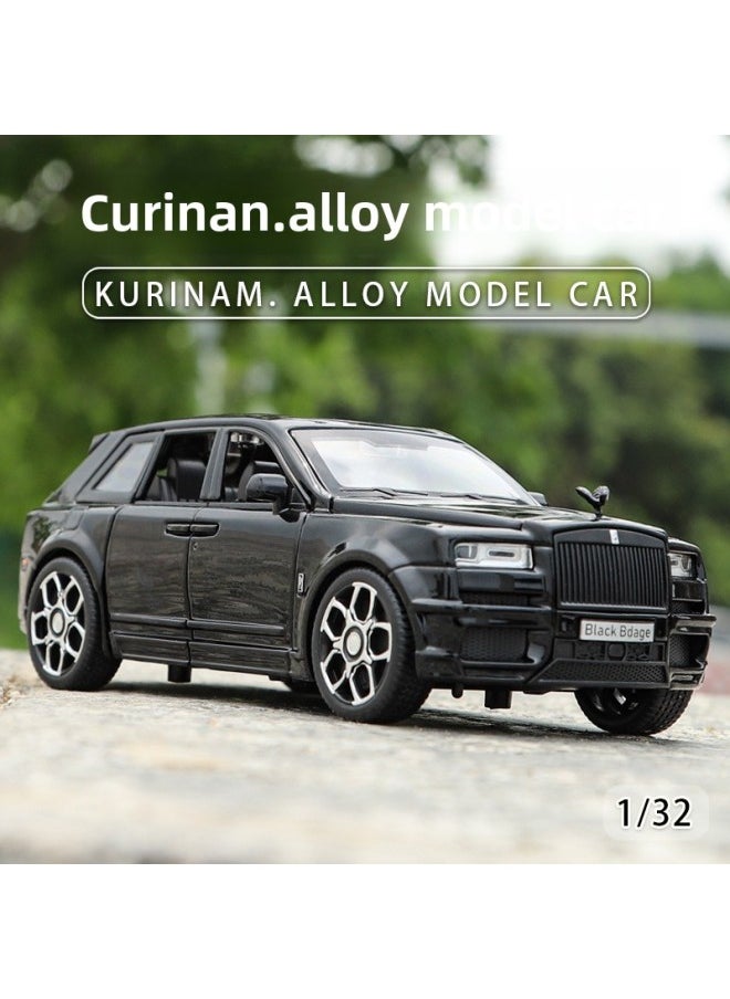 1/32 Curinan Rolls Simulation Alloy Sound And Light Children's Les Huili Car Model Male Toy Ornaments Wholesale-Color:Boxed 1: 32 Curinan Gray