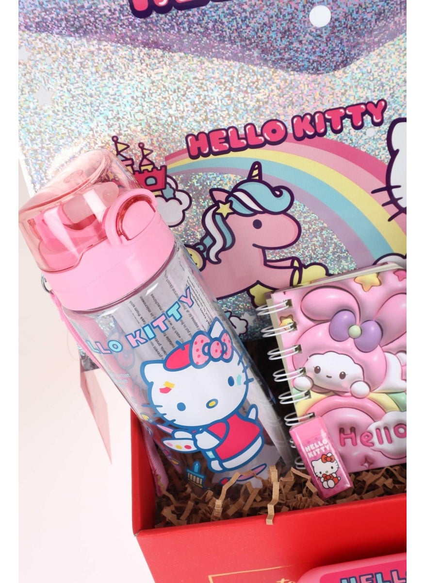 Decomus with Special Box, Licensed Stationery School Set with Water Bottle and Lunch Box