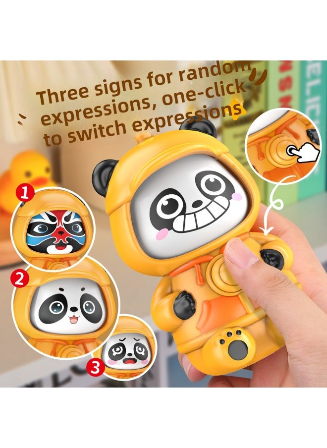 Face-changing Doll Sichuan Opera Mask Culture Panda Face-changing Chinese Characteristics Children's Creative Doll Stall Toy-Color:[red] National Trend Face-changing Panda (color Box Version) Requires Bag Packaging For Details