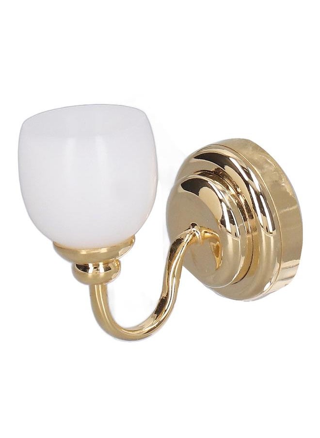 Dollhouse Wall Lamp Miniature Light Model Toy Magnetic Miniature Wall Lamp with Lampshade for 1/12 Dollhouses