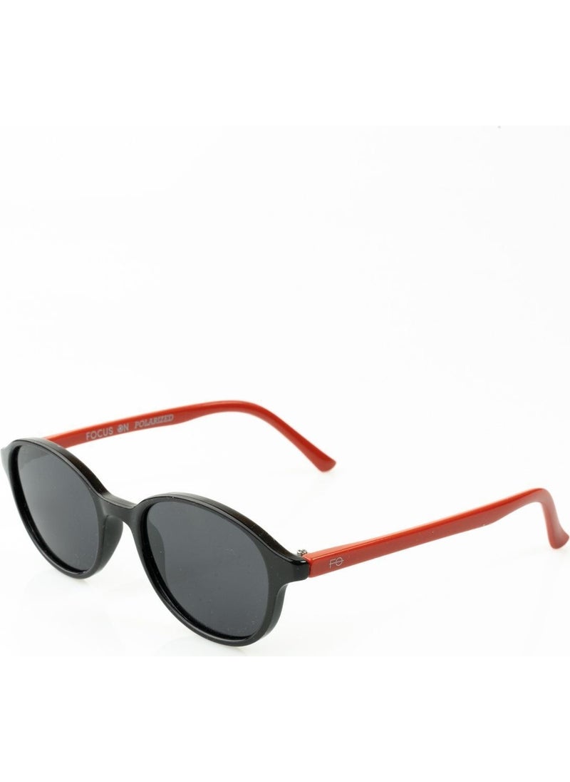 2-5 Years Old Black-Red Polarized Kids Sunglasses