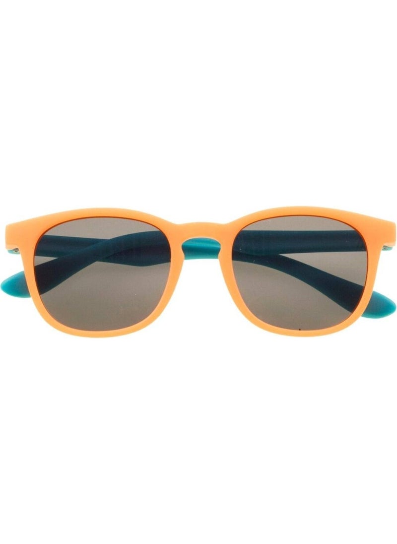Polarized Children's Sunglasses | Matte Orange Turquoise | 4-12 Years | Light Flexible Unbreakable