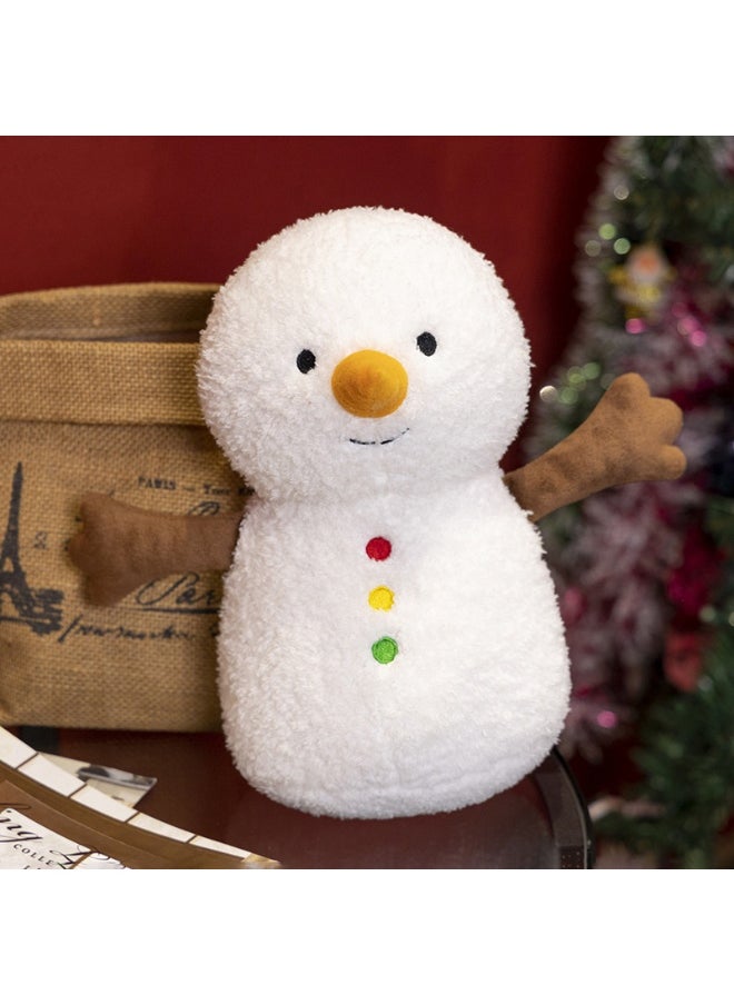 Festive Christmas Plush Gingerbread Man Pillow, Scarf, Snowman Plush Toy, Christmas Tree Wreath, Decorative Soft Ornaments and Accessories