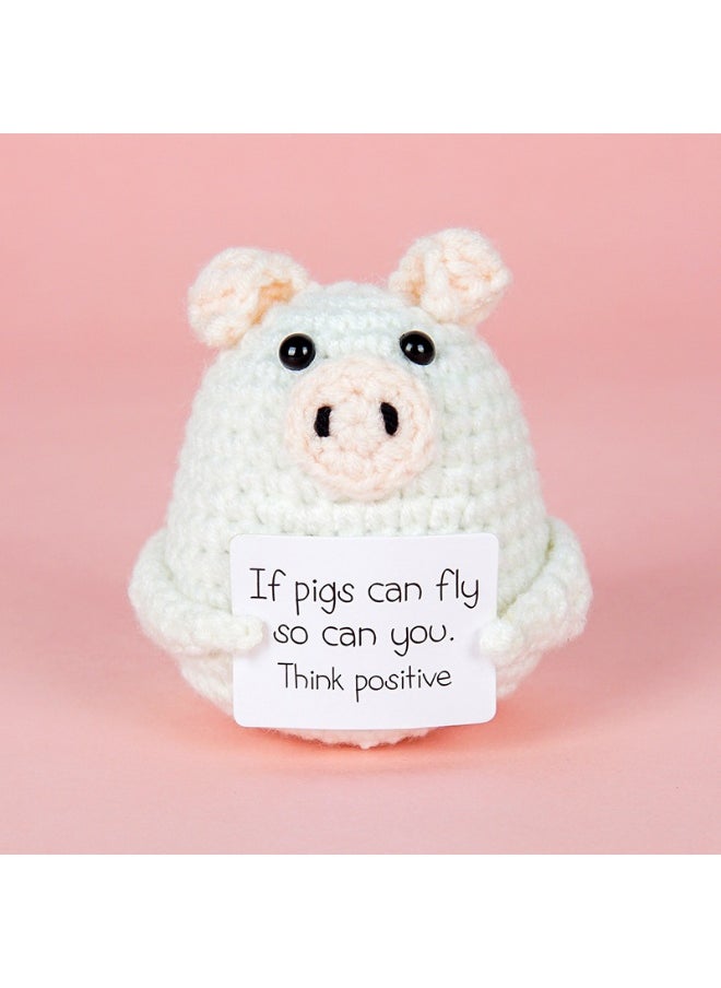 Whimsical Emoji Potato Plush Toy - Positive Energy Knitted Decor