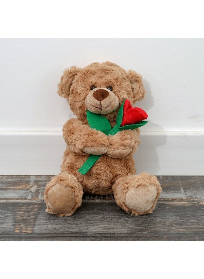 Cute Christmas Bear Plush Toy - Cuddly Teddy