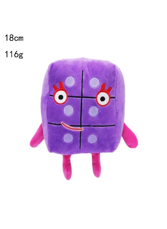 Numberblocks Plush Toy and Building Blocks - Children's Soft Figures
