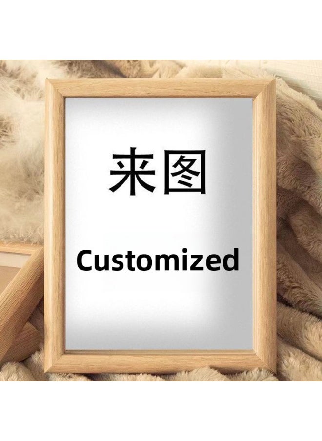 Hometown Original Scenery Desktop Decoration Photo Frame Home Decoration Gift Chinese Style Living Room Bedroom Light Luxury Picture Frame Fashion-Color:10 Inch 22*27cm Recommended Model-lw606 Quiet Path
