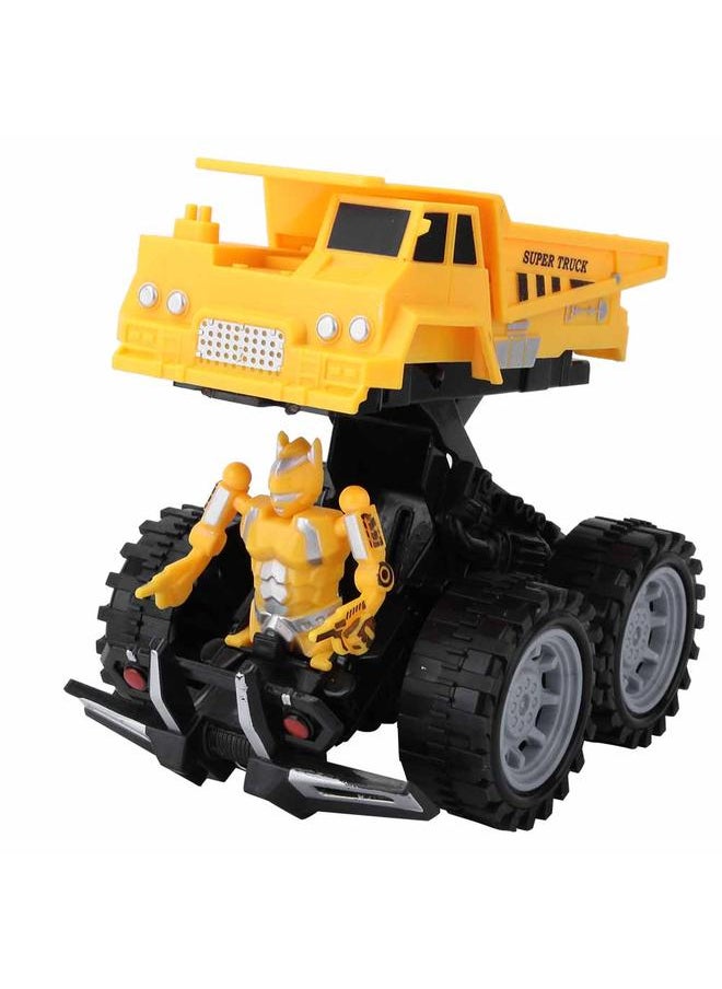 Electric Kid Boy Simulated Catapult Engineering Car Toy Mini Vehicle Model (#2)