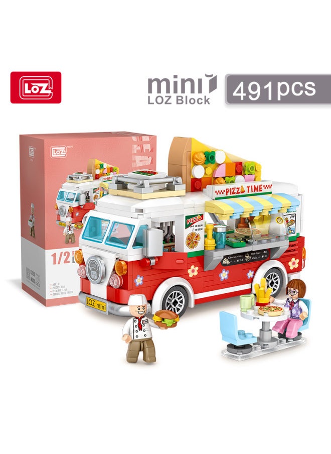 LOZ Cake Shop Bakery Playground Series Assembled Building Blocks Small Particles Street View Children's Educational Toys 1745-Color:1746 Bakery