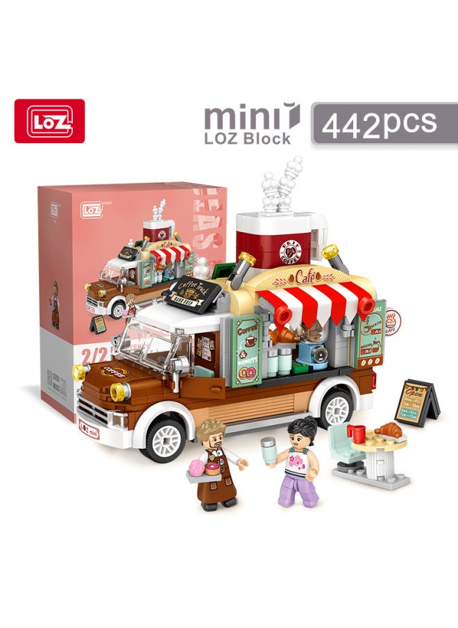 LOZ Cake Shop Bakery Playground Series Assembled Building Blocks Small Particles Street View Children's Educational Toys 1745-Color:1746 Bakery