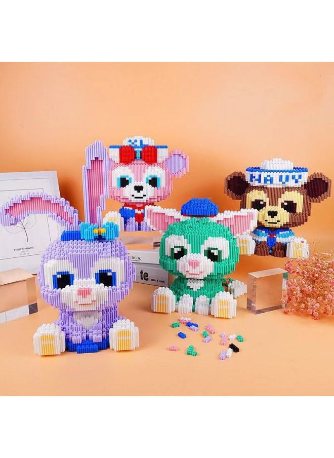 Compatible With Lego Large Blocks In Series With Tiny Particles Assembled Children's Toys Puzzle Blocks Supply-Color:8719