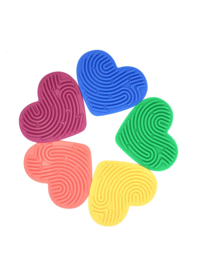 Sensory Activity Board Silicone Sensory Activity Board Silicone Children's Puzzle Decompression Toy-Color:Sensory Board-Ice Cream [opp Bag/120pcs]