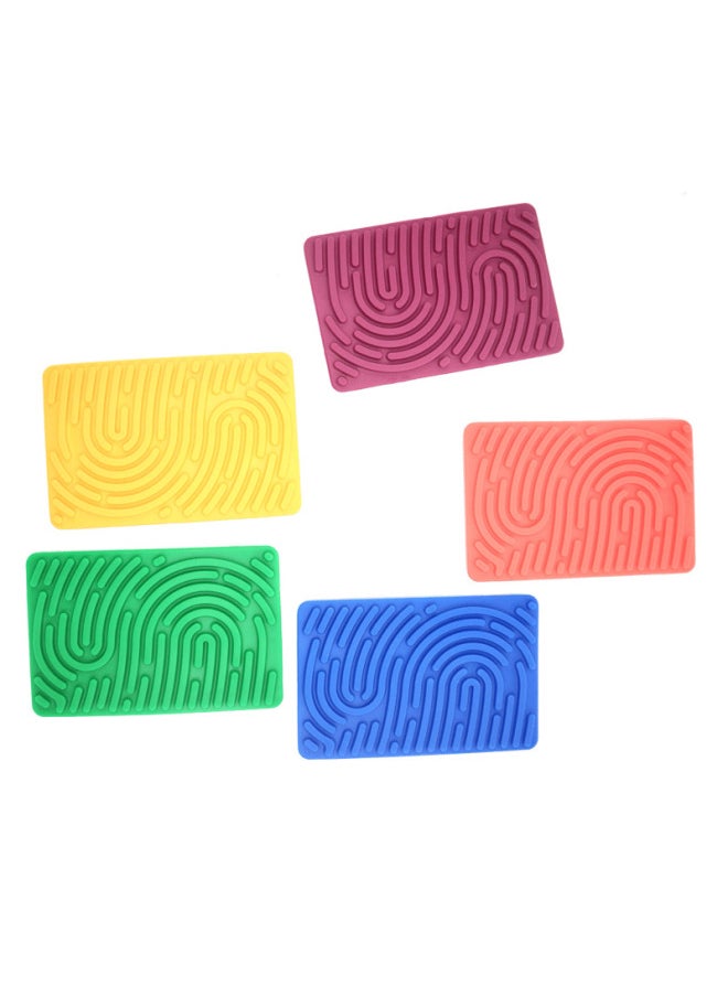 Sensory Activity Board Silicone Sensory Activity Board Silicone Children's Puzzle Decompression Toy-Color:Sensory Board-Ice Cream [opp Bag/120pcs]