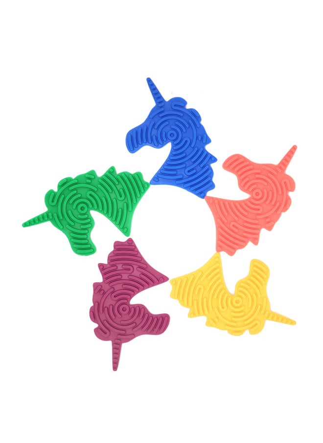 Sensory Activity Board Silicone Sensory Activity Board Silicone Children's Puzzle Decompression Toy-Color:Sensory Board-Ice Cream [opp Bag/120pcs]