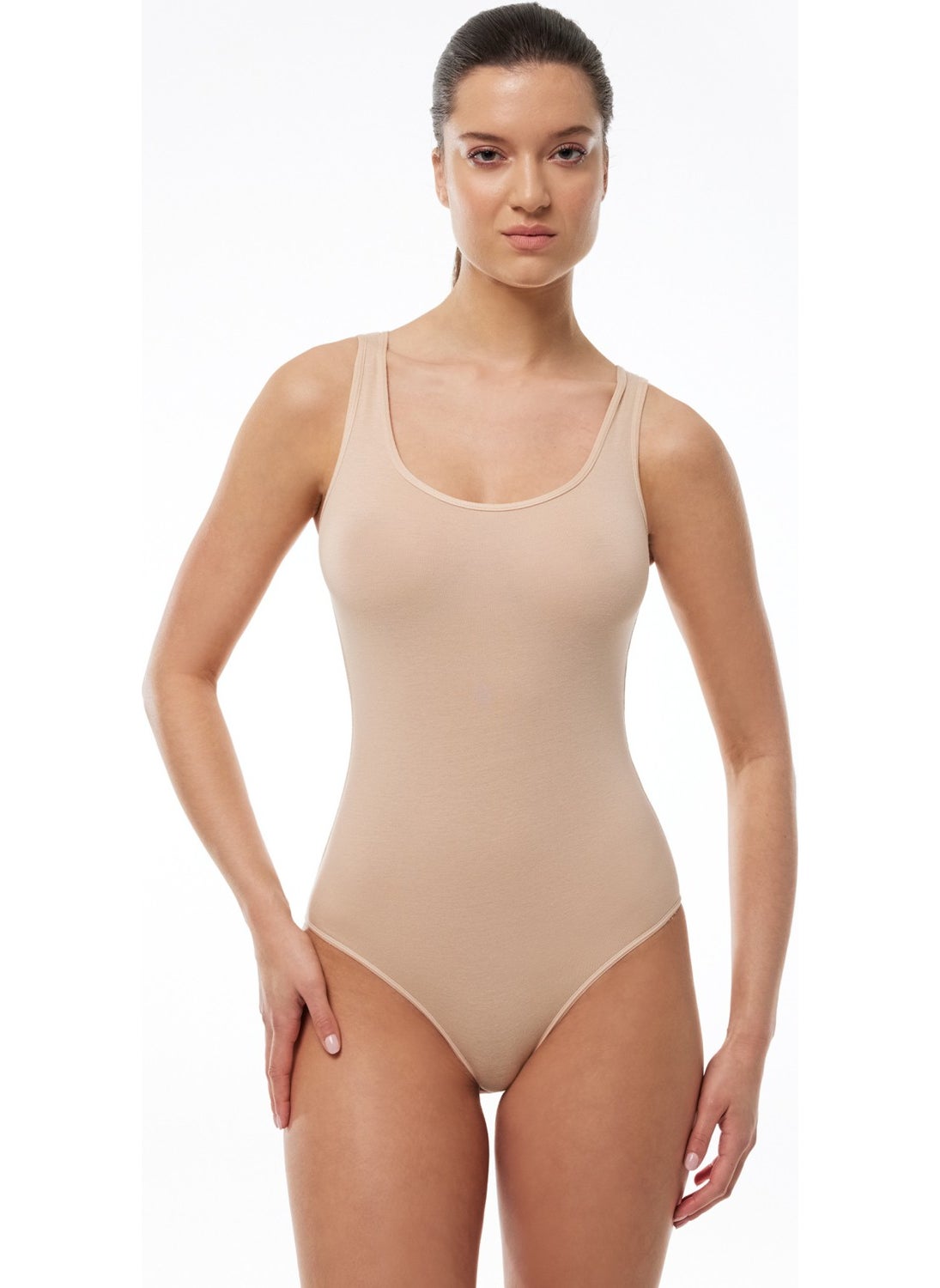 Ten Women's Thick Strap Snap 2 Pack Economic Undershirt 115