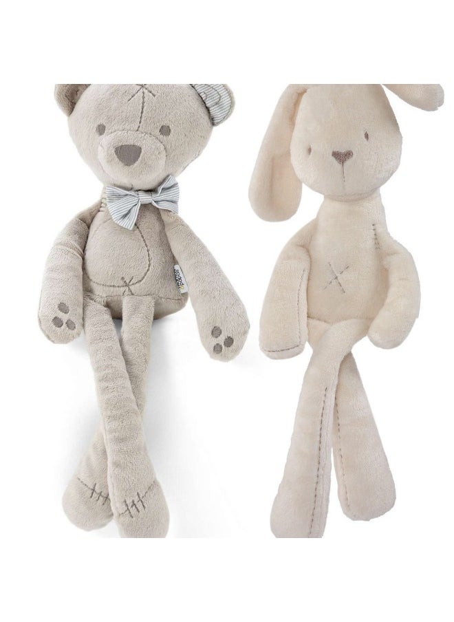 Rabbit And Bear Doll Smooth Beautiful Rabbit Toy-Color:Beautiful Bear