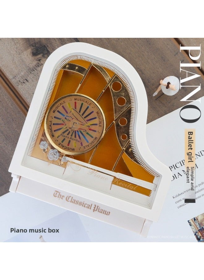 Large, Medium And Small Dancer Piano Octopus Sky City To Alice Chain Music Box YL2002-Dimensions:YL2022 Large Dancer Piano (0.79kg)