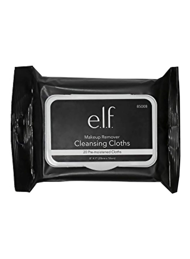 Pack Of 20 Makeup Remover Cleansing Cloth White