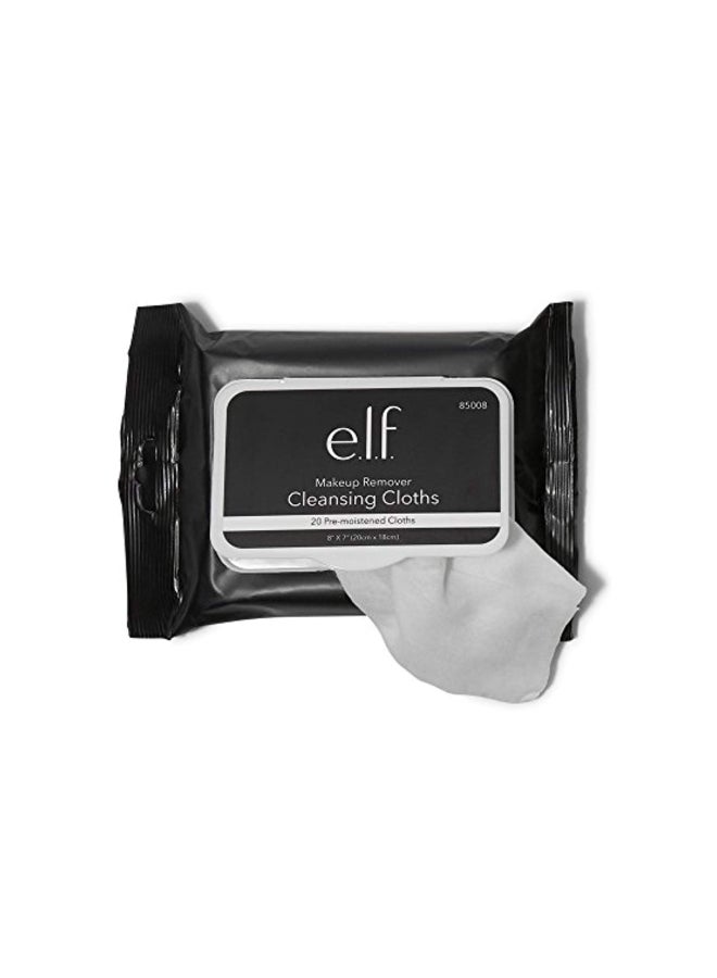 Pack Of 20 Makeup Remover Cleansing Cloth White