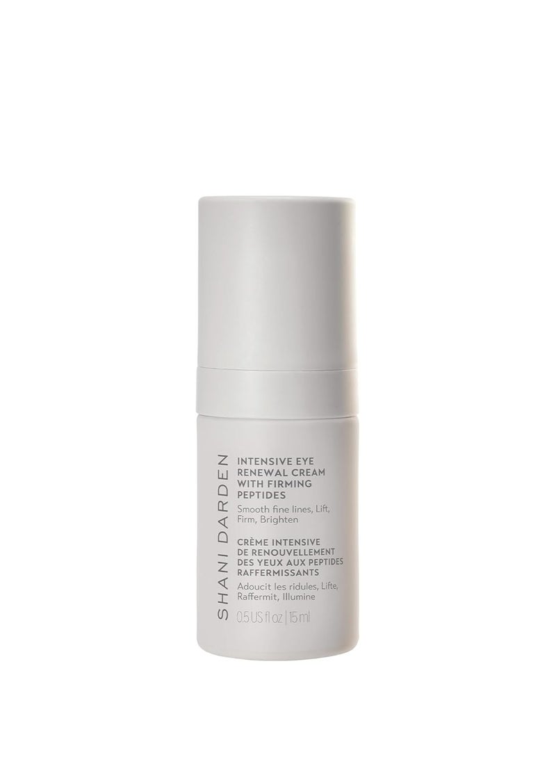 SHANI DARDEN SKIN CARE Intensive Eye Renewal Cream, Anti-Aging Eye Cream for Fine Lines, Crow’s Feet and Dark Circles, Crease-Free and Makeup-Ready, 0.50 fl oz