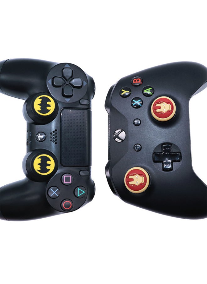 PS4 Rocker Cap XBOX Rocker Cap Switch Pro Gaming Silicone Cap PS5 Gaming Universal Handle Button Cap-Product Color:Blue Leopard