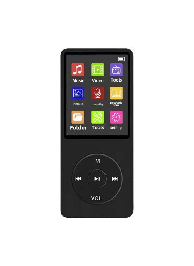 Mp3 Touch Screen Mp4 Student Version Walkman Bluetooth Music Player Reading Novel Small English Listening Song-Body Color:1.8inch Buttons [with Bluetooth Function]★★-Memory Capacity:48g+full Set Of Accessories★★