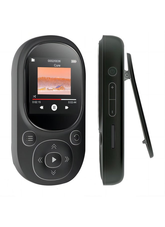 MP3 Player Reading Novels And Listening To Songs Can Be Connected To Bluetooth Sports Mp3 Lossless Music.-Body Color:Black-Memory Capacity:32GB
