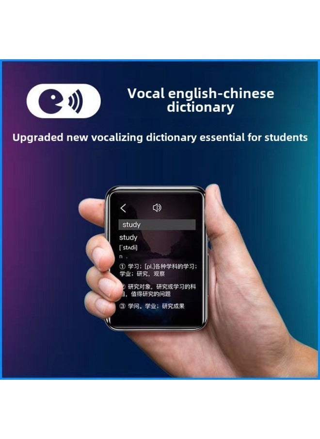 Mp4 Full Screen Bluetooth Student Version Mp3 Music Player Walkman Mp Ultra-thin English Dictionary Learning Dedicated-Body Color:3.0 Touch Screen/dictionary Learning Version/bluetooth/aurora Blue-Memory Capacity:132G [standard Headphones] Free Download InFormation