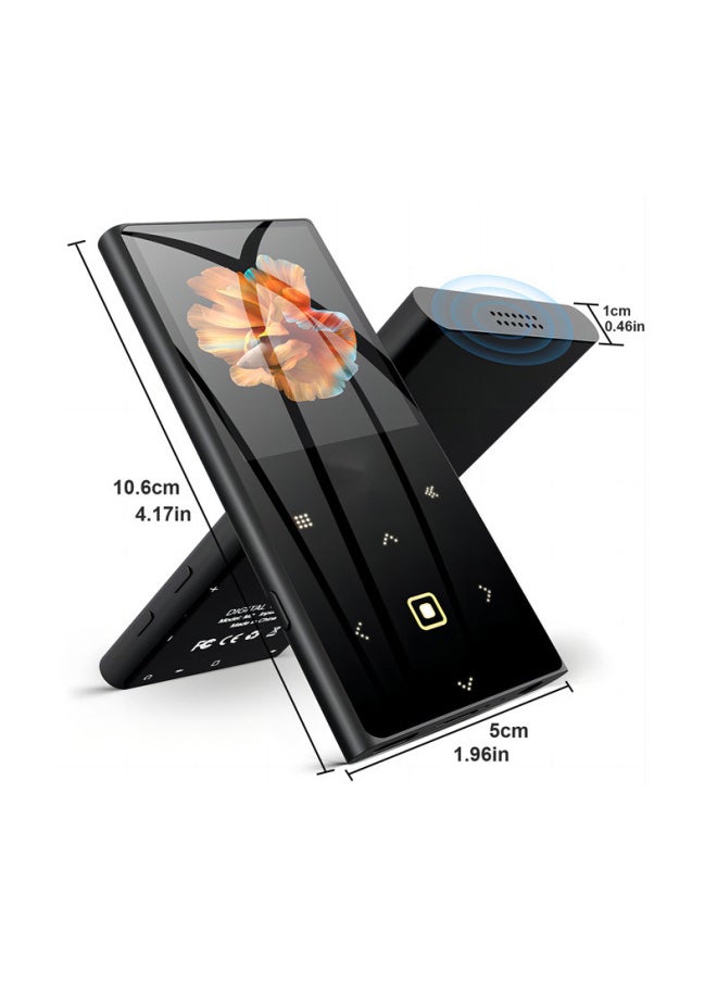 Students Listen To Songs And Play Outside Multi-function Walkman Music Player Mp4 Reading Novels Touch Screen Bluetooth Mp3-Body Color:M4 (2.4inch )-Memory Capacity:32GB