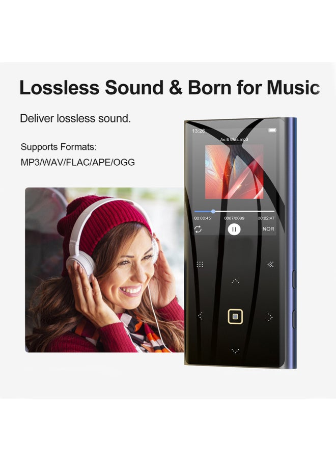 Students Listen To Songs And Play Outside Multi-function Walkman Music Player Mp4 Reading Novels Touch Screen Bluetooth Mp3-Body Color:M4 (2.4inch )-Memory Capacity:32GB