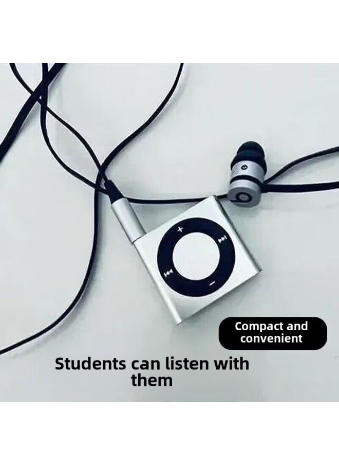 Designated Download Student Mp3 Walkman Music Player Listening Artifact English Listening Sports Small Mp4-Body Color:Violet Can Be Taken To School [5 Hours Of Battery Life]-Memory Capacity:Can Save 4000 Songs + Listening To Music Four-piece Set