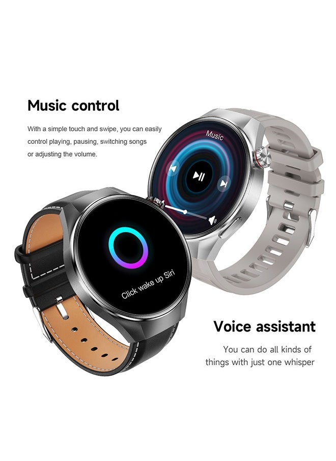 Men's Bluetooth Smartwatch, 1.75-Inch Full-Screen Touch, Bluetooth To Answer/Make Calls, Exercise And Sleep Monitoring, Message Notification Display, Universal Smart Bracelet For Android And IOS Systems, G5 Plus