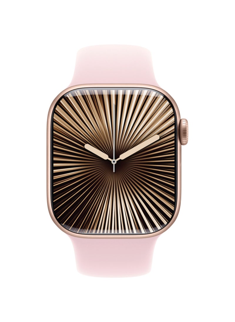 Smart Watch 42mm Active 10 with Multiple NFC / Double Tap Function / WhatsApp Replay / Always On Display / Gesture Control / Heart Rate / Sports Modes - Rose Gold