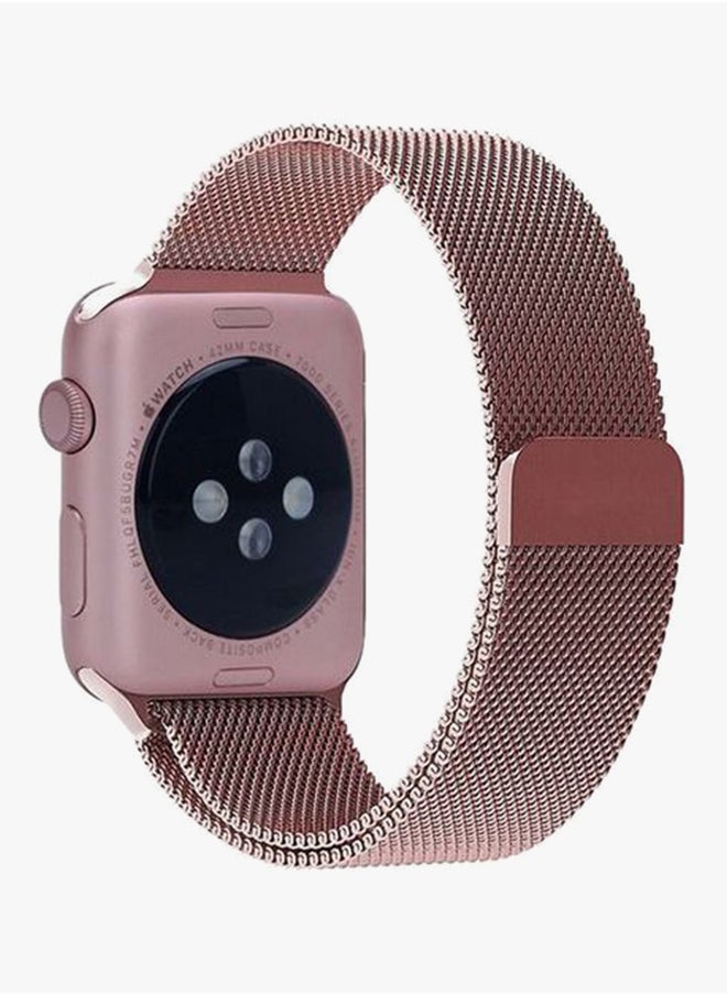 Stainless Steel Wrist Band For Apple Watch 40 mm Rose Gold