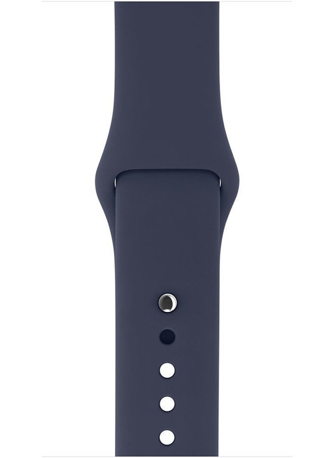 Silicone Band For Apple Watch 42mm Dark Blue