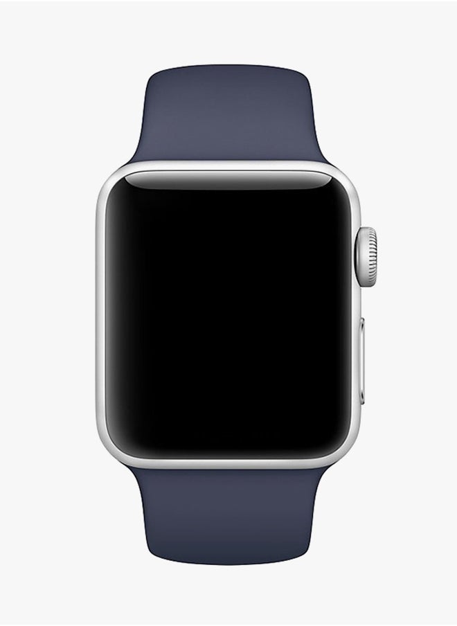 Silicone Band For Apple Watch 42mm Dark Blue