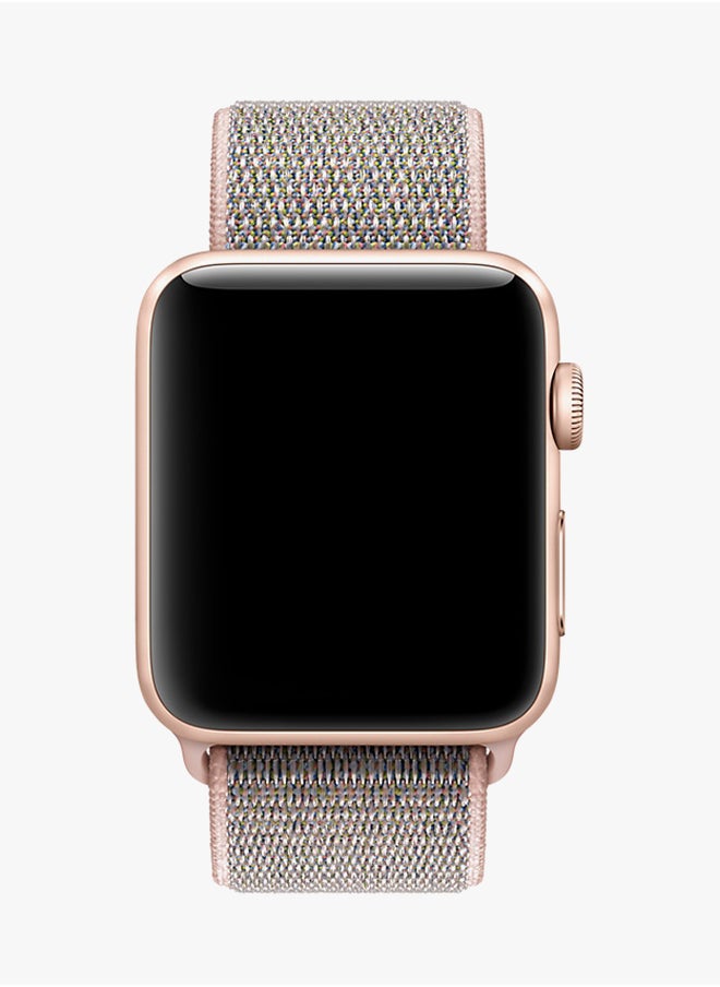 Nylon Replacement Band For Apple Watch - 42mm Pink Sand