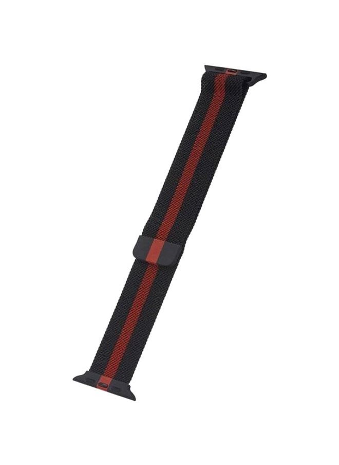 Replacement Band Apple Watch 42mm/44mm Black/Red