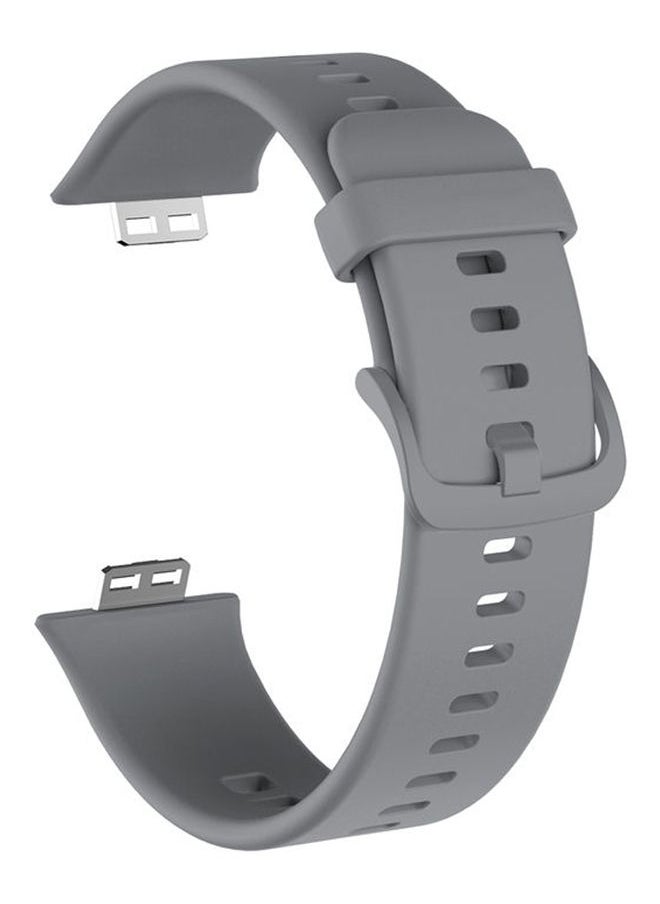 Silicone Huawei Watch Fit Replacement Band Grey